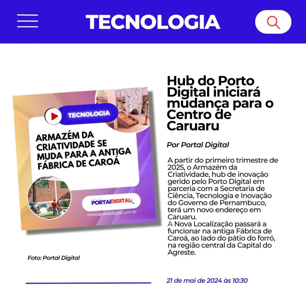 Armazém da Criatividade Se Muda